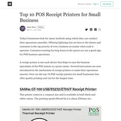 Top 10 POS Receipt Printers for Small Business - Adam Black - Medium
