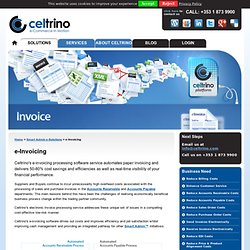 e-Invoicing, Accounts Payable, Receivable, Electronic Invoicing