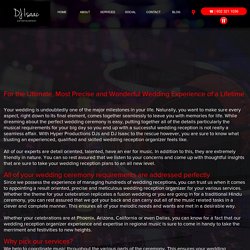 Experience with Best Wedding Reception Services in Arizona