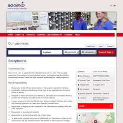 Jobs and careers with Sodexo