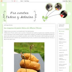 mis recetas dulces y saladas: las croquetas de jamón ibérico de Alberto Chicote