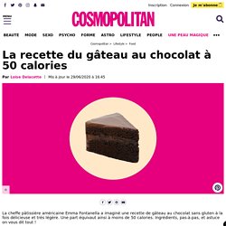 gâteau au chocolat à 50 calories