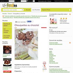 Recette de Chouquettes au chocolat
