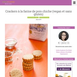 Recette de Crackers à la farine de pois chiche (vegan et sans gluten)