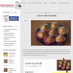 Carrot cake (SoniaB)