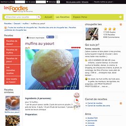 Recette de muffins au yaourt