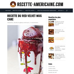 Red velvet mug cake