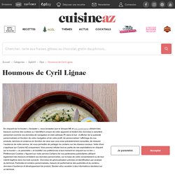 Houmous de Cyril Lignac