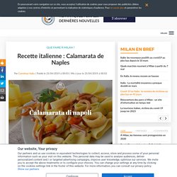 Recette italienne : Calamarata de Naples