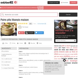 Recette Pains pita libanais maison (facile, rapide)