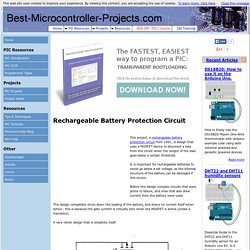 Rechargeable Battery Protection Circuit
