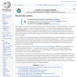 Wikipedia : recherche-action