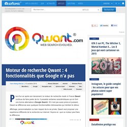 Qwant: 4 fonctionnalités que n’a pas Google