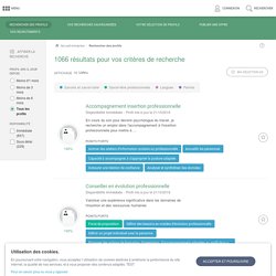 Recherche profil - Pôle emploi