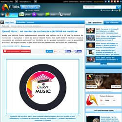 Qwant Music : un moteur de recherche spécialisé en musique