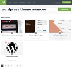 Recherche wordpress theme avancée