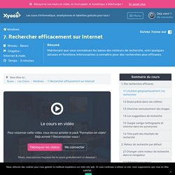 Rechercher efficacement sur Internet
