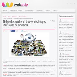 TinEye : Rechercher et trouver des images identiques ou similaires