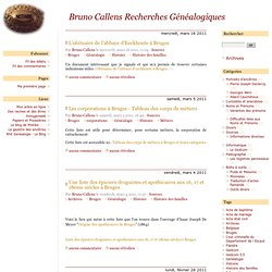Bruno Callens Recherches Généalogiques