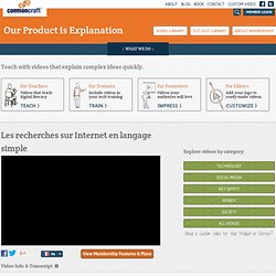 Les recherches sur Internet en langage simple