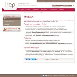 IREP Institut de Recherches et d'Etudes Publicitaires