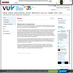 Uitspraak rechter in rechtszaak Kourtit - [apr-jun] - Vrije Universiteit Amsterdam