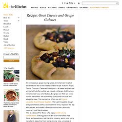 Goat Cheese and Grape Galettes