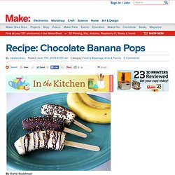 Recipe: Chocolate Banana Pops