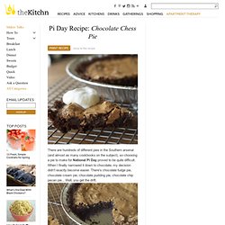 Pi Day Recipe: Chocolate Chess Pie