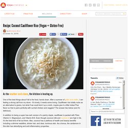 Recipe: Coconut Cauliflower Rice (Vegan + Gluten-Free)