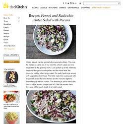 Fennel and Radicchio Winter Salad with Pecans