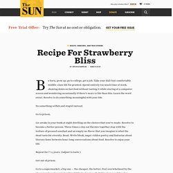 Recipe For Strawberry Bliss