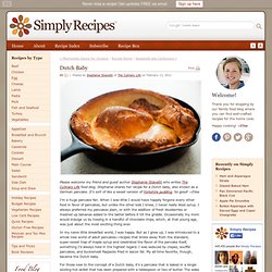 Dutch Baby Recipe, German Pancake Recipe