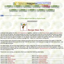 Recipe How-To Page