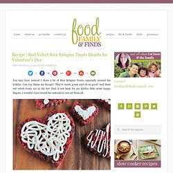 Red Velvet Rice Krispies Treats Hearts for Valentine's Day - StumbleUpon