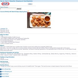 RECIPE OVERVIEW