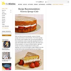 Recipe Recommendation: Victoria Sponge Cake