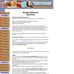 Recipe Software