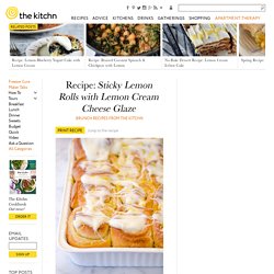 Sticky Lemon Rolls with Lemon Cream Cheese Glaze