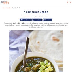 Pork Chile Verde recipe - Tastes Better from Scratch