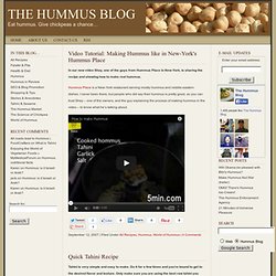 Hummus Blog