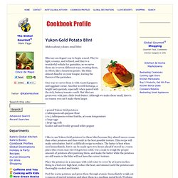 Yukon Gold Potato Blini