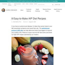 AIP Diet Recipes: 8 Meals for the Autoimmune Protocol