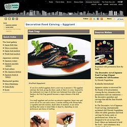 recipes - Decorative Food Carving - Eggplant