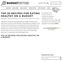 Top 20 Recipes for Eating Healthy on a Budget