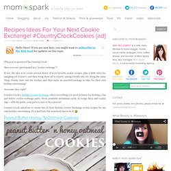 Recipes Ideas For Your Next Cookie Exchange!
