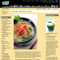 recipes - Ochazuke with Salmon Flakes