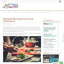 Simple Recipes to Cook Onboard