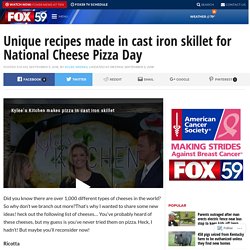 Unique recipes made in cast iron skillet for National Cheese Pizza Day