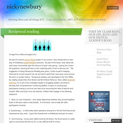 Reciprocal reading « nickynewbury